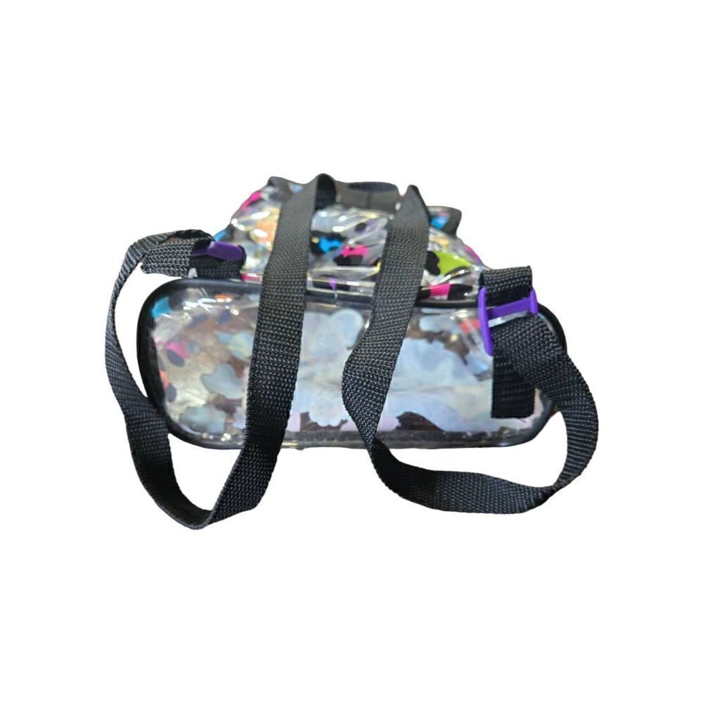 Lisa Frank 1990 Leopard Rainbow Cheetah Clear Backpack Vintage - Picture 4 of 6